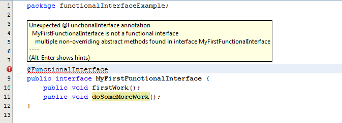 Functional-Interface-Error