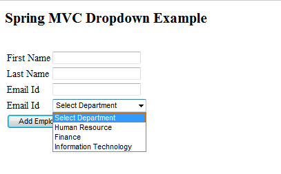 Spring hot sale mvc demo