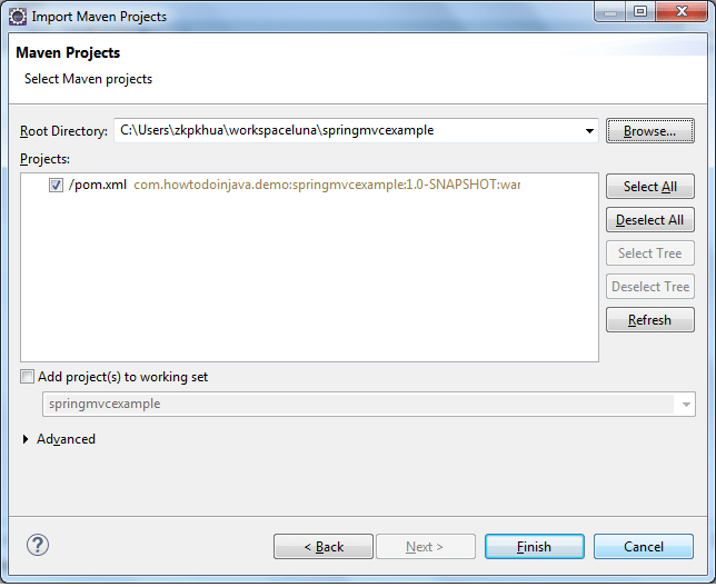 import-existing-maven-project-step-2