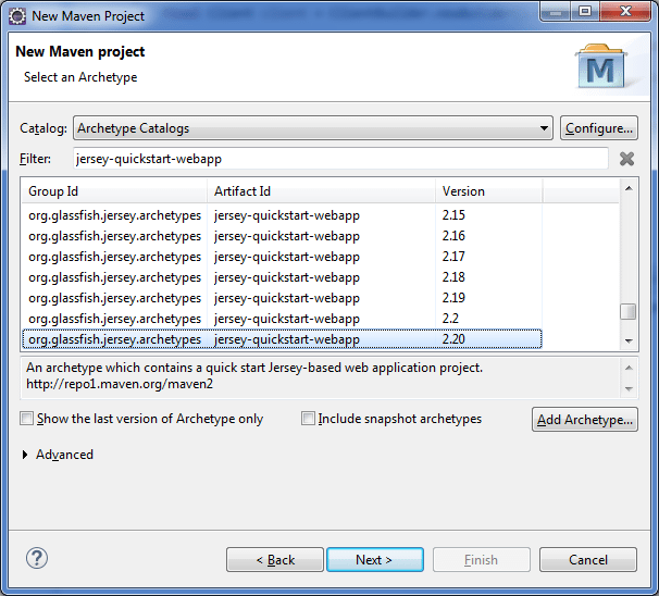 Eclipse - Import Maven Remote Catalogs - HowToDoInJava
