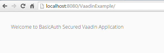 Vaadin Spring Security BasicAuth Successful