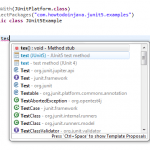 Use JUnit 5 Test Templates in Eclipse
