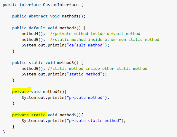 java interface vs abstract classes