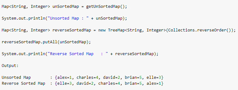 Sorting Hashmap By Value In Java Java Sort Map By Key (Ascending And Descending Orders)