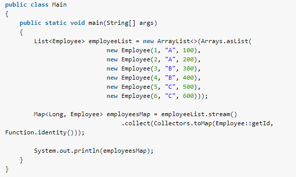 Map Function In Java 8 Collecting Stream Items Into Map In Java - Howtodoinjava