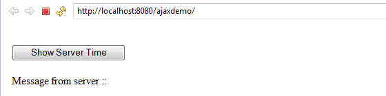 ajax demo application